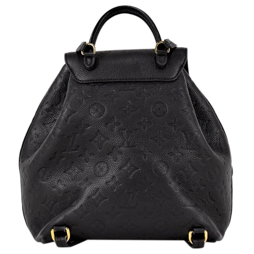 Louis Vuitton Montsouris PM Daypack Backpack Rucksack Monogram Black - Picture 3 of 7